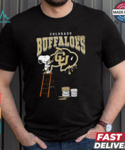 Colorado Buffaloes Snoopy Painting Shirt