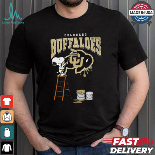 Colorado Buffaloes Snoopy Painting Shirt