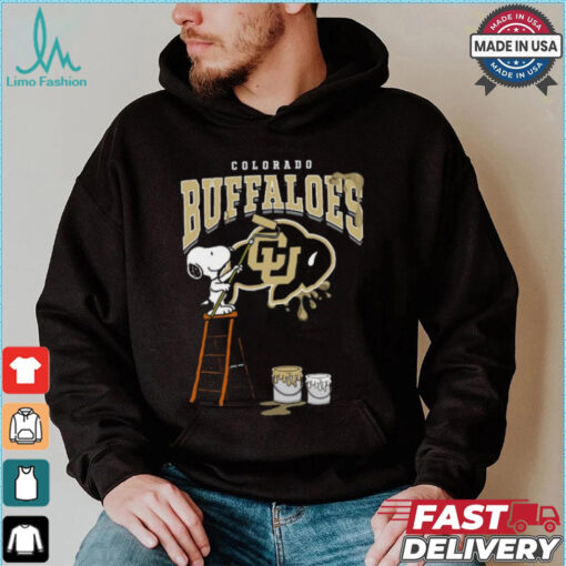 Colorado Buffaloes Snoopy Painting Shirt