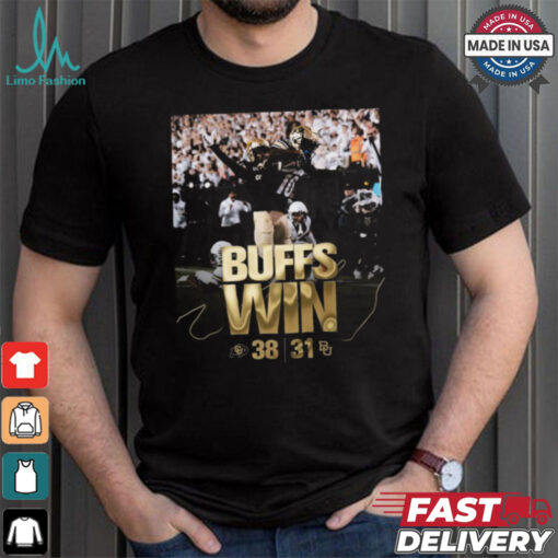 Colorado Buffaloes Win 38 31 Baylor Football 2024 Final Score Shirt