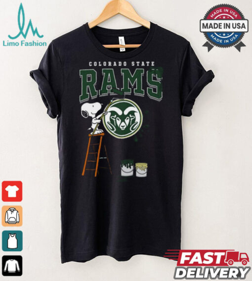 Colorado State Rams Snoopy Painting Shirt