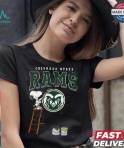Colorado State Rams Snoopy Painting Shirt