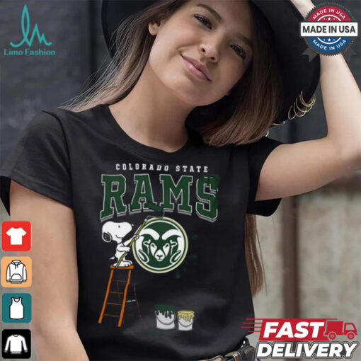 Colorado State Rams Snoopy Painting Shirt