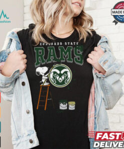 Colorado State Rams Snoopy Painting Shirt
