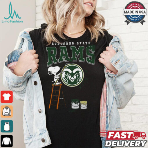 Colorado State Rams Snoopy Painting Shirt