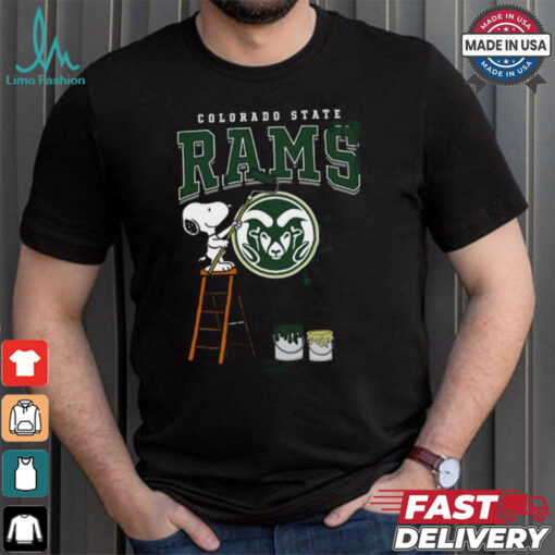 Colorado State Rams Snoopy Painting Shirt