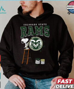 Colorado State Rams Snoopy Painting Shirt