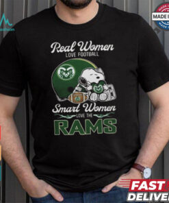 Colorado State Rams x Snoopy Real Women Love Football Smart Women Helmet 2024 Shirt