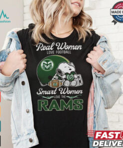 Colorado State Rams x Snoopy Real Women Love Football Smart Women Helmet 2024 Shirt
