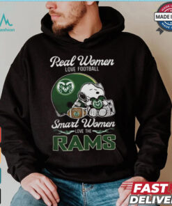 Colorado State Rams x Snoopy Real Women Love Football Smart Women Helmet 2024 Shirt