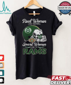 Colorado State Rams x Snoopy Real Women Love Football Smart Women Helmet 2024 Shirt
