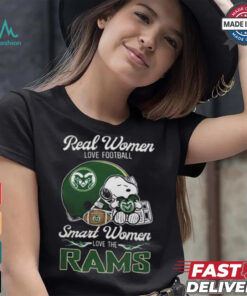 Colorado State Rams x Snoopy Real Women Love Football Smart Women Helmet 2024 Shirt
