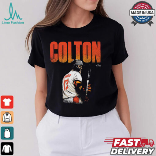 Colton Cowser MLB Baltimore Orioles Bold t shirt
