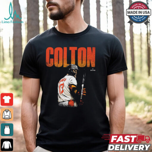 Colton Cowser MLB Baltimore Orioles Bold t shirt