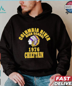 Columbia river high school 1976 chieftain shirt