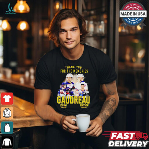 Columbus Blue Jackets Johnny Gaudreau Matthew Gaudreau 2024 T Shirt