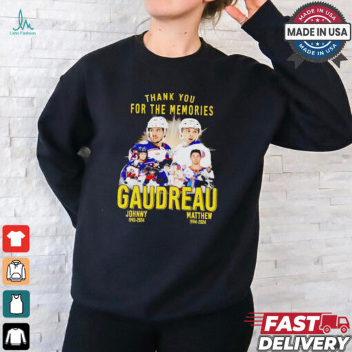 Columbus Blue Jackets Johnny Gaudreau Matthew Gaudreau 2024 T Shirt