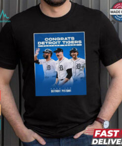 Congrats Detroit Tigers Playoff Bound From The Detroit Pistons shirt