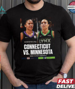 Connecticut vs. Minnesota 2024 WNBA Playoff Semi Finals Matchup Shirt