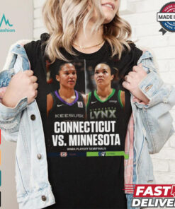 Connecticut vs. Minnesota 2024 WNBA Playoff Semi Finals Matchup Shirt