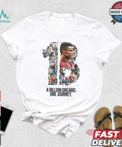 Cristiano Ronaldo 1B Followers Thank You All A Billion Dreams One Journey Shirt