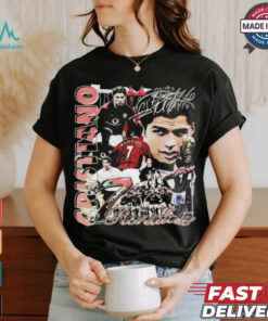 Cristiano Ronaldo CR7 player football signature vintage shirt