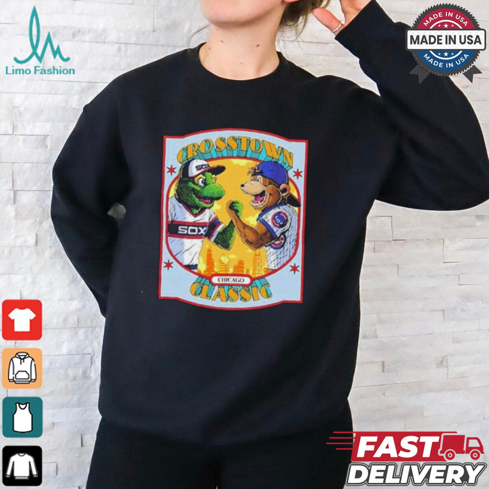 Crosstown Classic Chicago Topps Baseball Chicago Bears Vs Chicago Cubs T shirt Crosstown Classic Chicago Topps Baseball Chicago Bears Vs Chicago Cubs T shirt