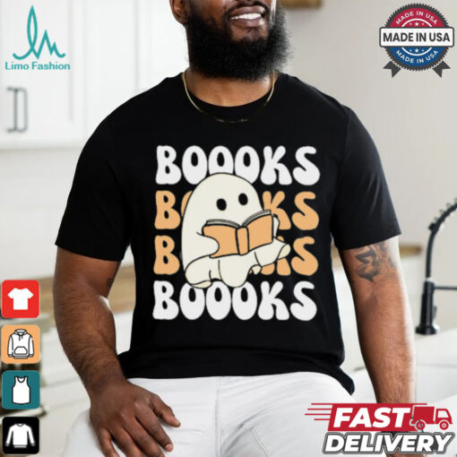 Cute Ghost Reading T Shirt