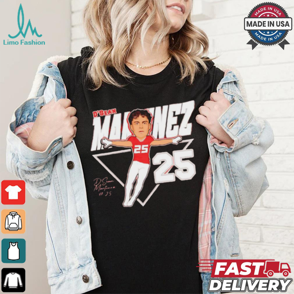 D’Sean Martinez 2024 25 Football Design shirt D’Sean Martinez 2024 25 Football Design shirt