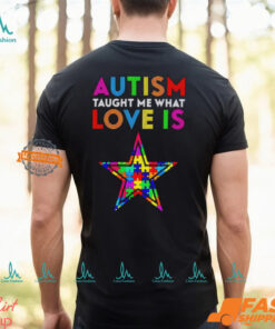 Dallas Cowboys Autism Taught Me What Love Is T Shirt
