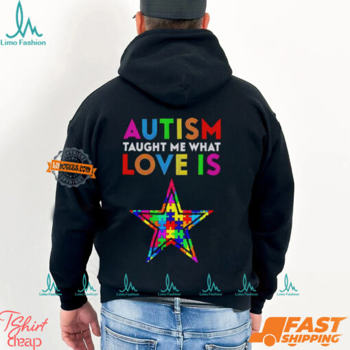 Dallas Cowboys Autism Taught Me What Love Is T Shirt