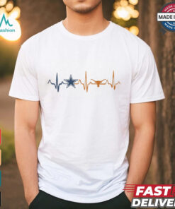 Dallas Cowboys Texas Longhorns Heartbeat Shirt
