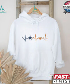 Dallas Cowboys Texas Longhorns Heartbeat Shirt