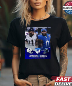 Dallas Cowboys Vs. Giants 2024 Week 4 Matchup Shirt