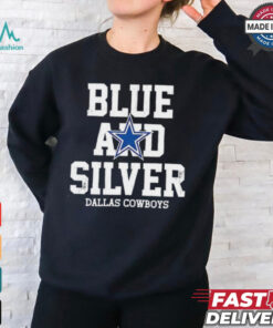 Dallas Cowboys blue and silver shirt