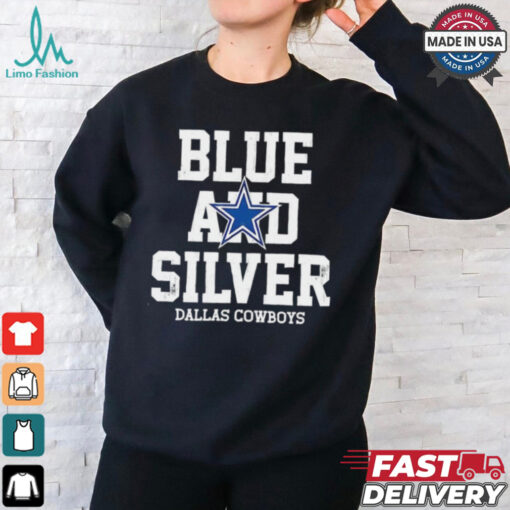 Dallas Cowboys blue and silver shirt
