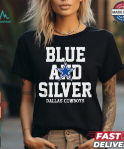 Dallas Cowboys blue and silver shirt