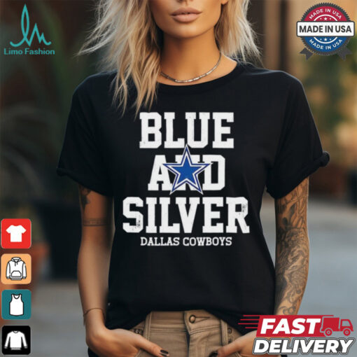 Dallas Cowboys blue and silver shirt