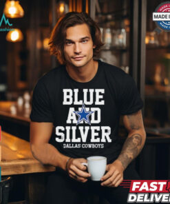 Dallas Cowboys blue and silver shirt