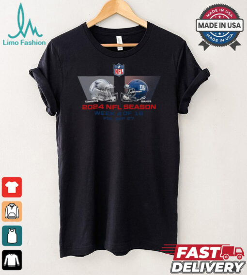 Dallas Cowboys vs New York Giants NFL season week 4 2024 shirt