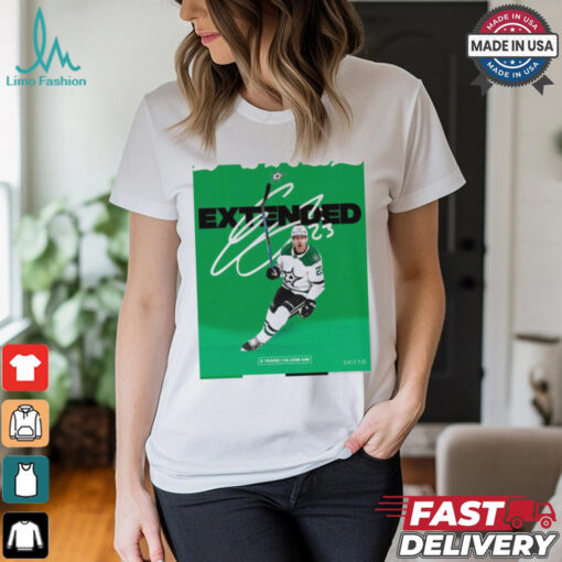 Dallas Stars NHL Signed Esa Lindell 5 Year Signature Poster t shirt