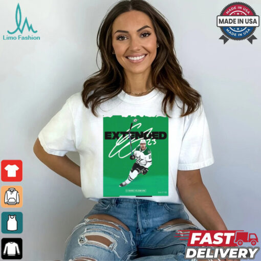 Dallas Stars NHL Signed Esa Lindell 5 Year Signature Poster t shirt