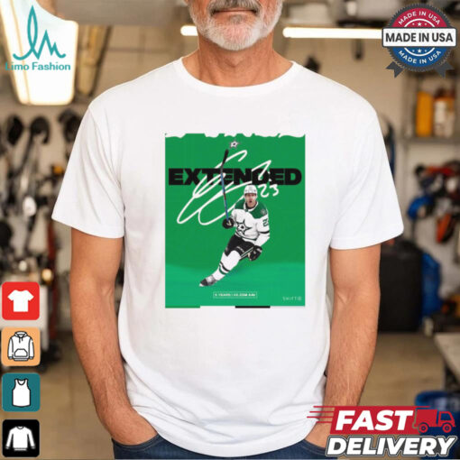 Dallas Stars NHL Signed Esa Lindell 5 Year Signature Poster t shirt