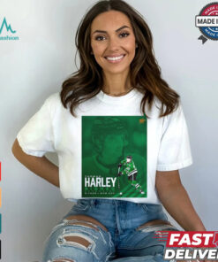 Dallas Stars NHL Thomas Harley Signed Extension 2 Year Poster t shirt