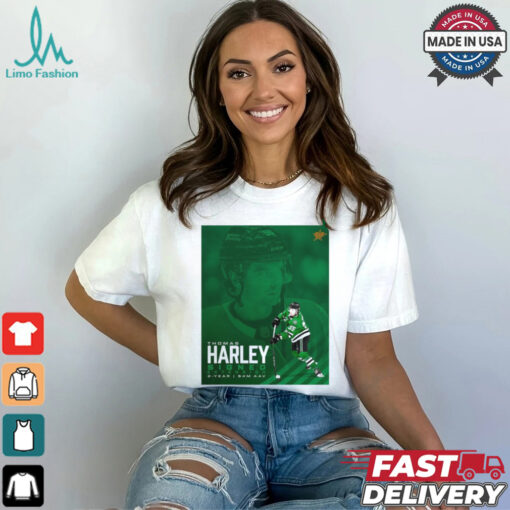 Dallas Stars NHL Thomas Harley Signed Extension 2 Year Poster t shirt