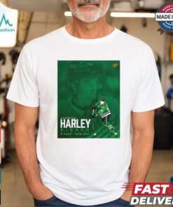 Dallas Stars NHL Thomas Harley Signed Extension 2 Year Poster t shirt