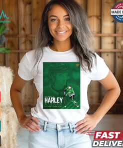 Dallas Stars NHL Thomas Harley Signed Extension 2 Year Poster t shirt