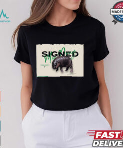 Dallas Stars Signed Moo Deng 2 Year Puck Yeah Poster t shirt