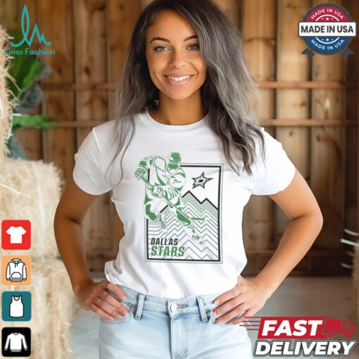 Dallas Stars Starter Heather Gray Player Grid T Shirt