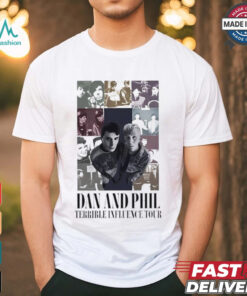 Dan and Phil Terrible Influence Tour Eras Tour Style shirt
